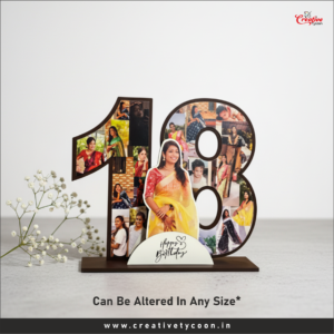 18 Years Birthday Cutout Plaque